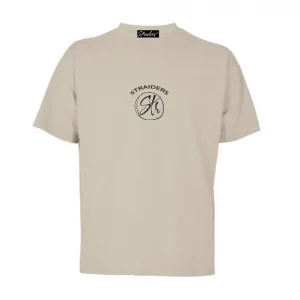 Str EMB Oversized Tee - Natural
