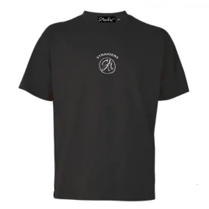 Str EMB Oversized Tee – Noir