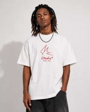 Logo Boxy Tee White