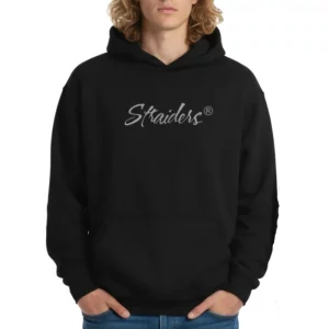 Straiders EMB Oversized Hoodie – Noir