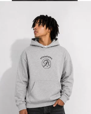 Str EMB Oversized Hoodie – Grey