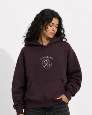 Str EMB Oversized Hoodie – Dark