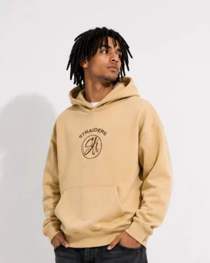 Str EMB Oversized Hoodie – Sand