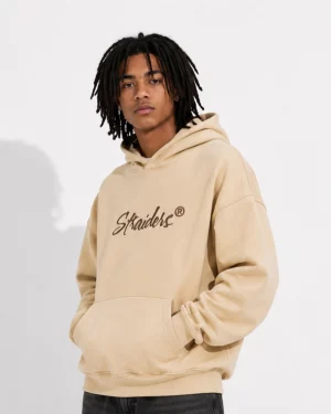Straiders EMB Oversized Hoodie – Sand