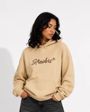 Straiders EMB Oversized Hoodie – Dune